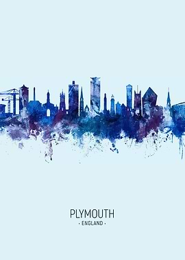 Plymouth England Skyline