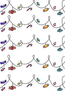 Candy Deco Wallpaper