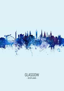 Glasgow Scotland Skyline