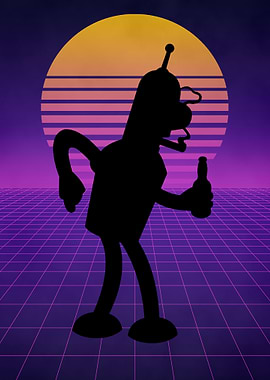 Retro Bender B Rodriguez