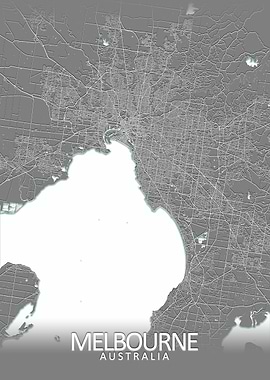 Melbourne Grey City map