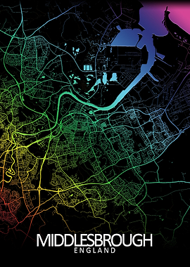 Middlesbrough Rainbow Map