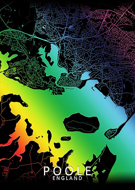 Poole Rainbow City Map