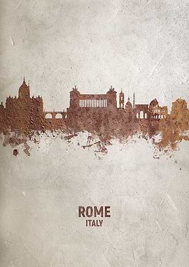 Rome Italy Skyline