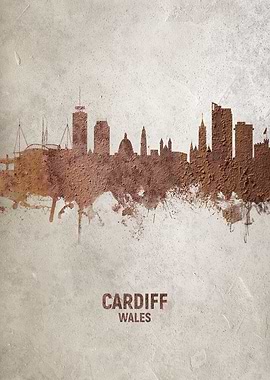 Cardiff Wales Skyline