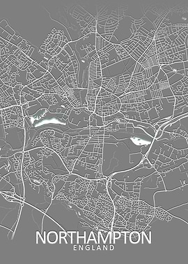 Northampton Grey City Map
