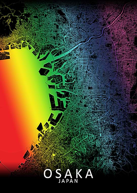 Osaka Rainbow City Map
