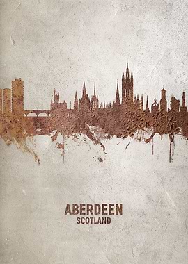 Aberdeen Scotland Skyline