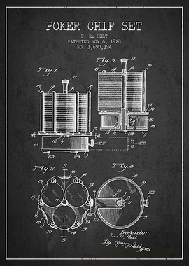 Poker Chip Set Patent