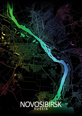 Novosibirsk Rainbow Map