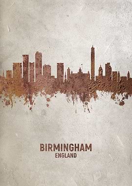 Birmingham England Skyline