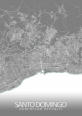 Santo Domingo Grey CityMap