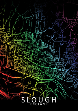 Slough Rainbow City Map