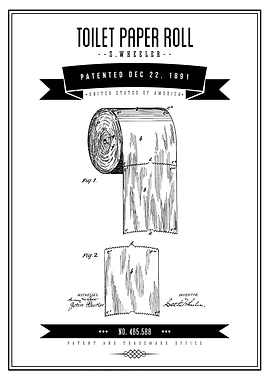 1891 Toilet Paper Roll