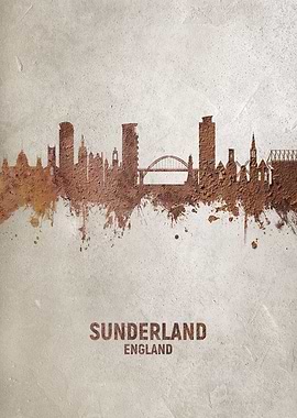 Sunderland England Skyline