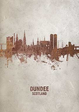 Dundee Scotland Skyline