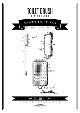 1933 Toilet Brush Patent