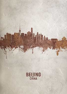 Beijing China Skyline