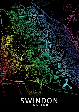 Swindon Rainbow City Map