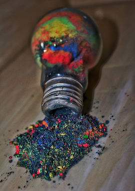 Becu and colorful dust