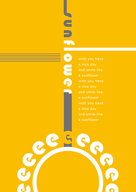 E of sunflower in bauhaus