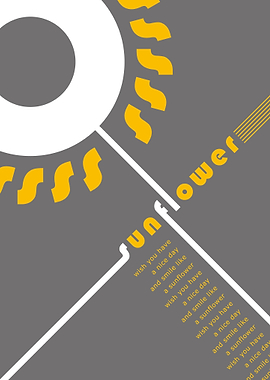 S of sunflower in bauhaus