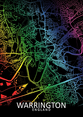 Warrington Rainbow Map
