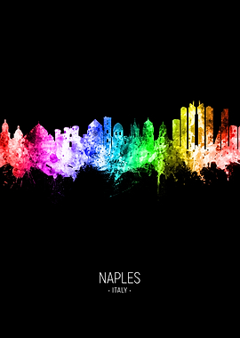 Naples Italy Skyline