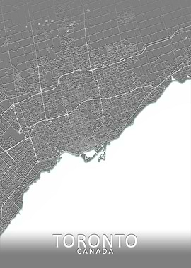 Toronto Grey City Map