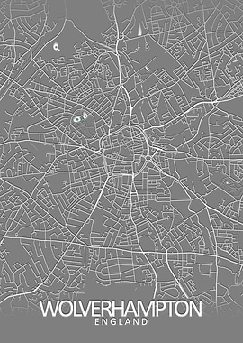 Wolverhampton Grey CityMap