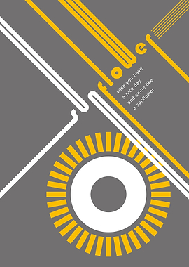 L of sunflower in bauhaus