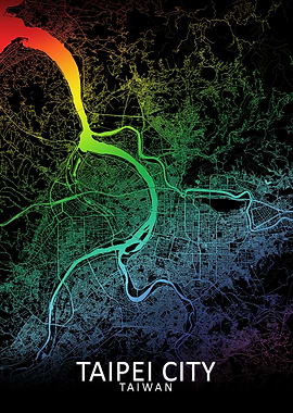 Taipei City Rainbow Map