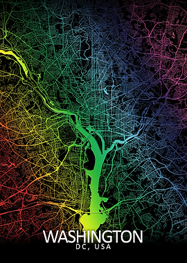 Washington Rainbow CityMap