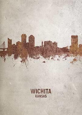 Wichita Kansas Skyline