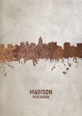 Madison Wisconsin Skyline