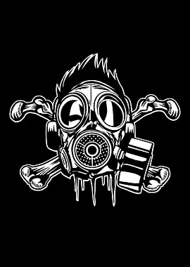Cross Bones Gasmask