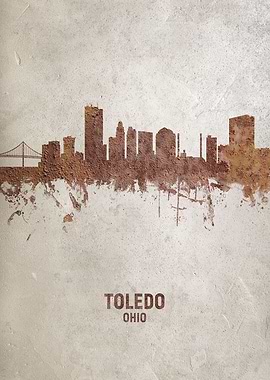Toledo Ohio Skyline