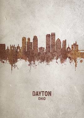 Dayton Ohio Skyline