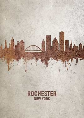 Rochester New York Skyline