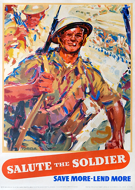 Save More WW2 Poster