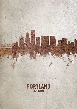 Portland Oregon Skyline