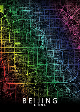 Beijing Rainbow City Map