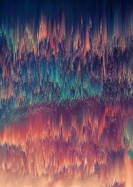 Glitch art Sky