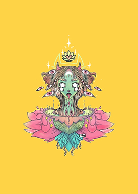 Sacred Lotus Blossom Girl