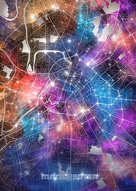 manchester map galaxy
