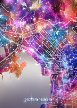 hong kong map galaxy