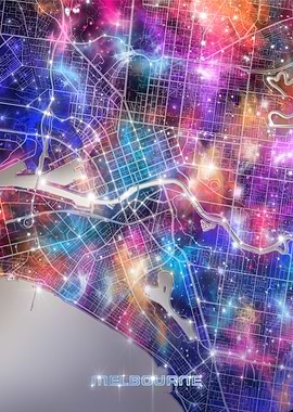 melbourne map galaxy