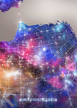 san francisco map galaxy