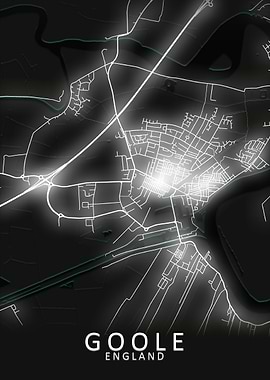 Goole LED Glow City Map