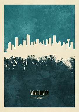 Vancouver Canada Skyline